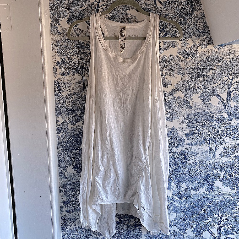 Magnolia Pearl Paz Dress Tank - White